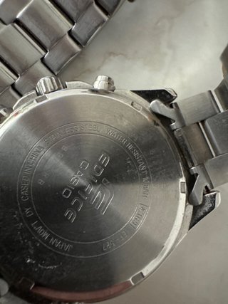 Reloj Casio Edifice Acero Negro