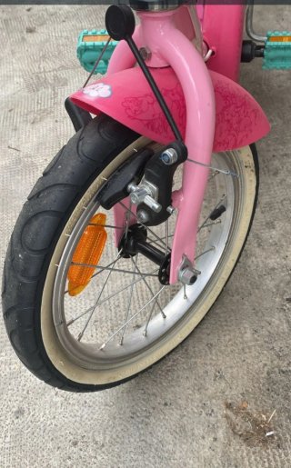 Bicicleta niña 14 pulgadas B'Twin