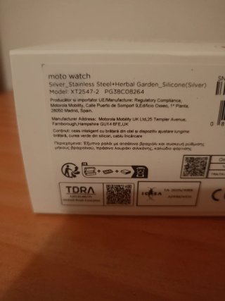 Motorola Moto Watch Premium Silver Verde