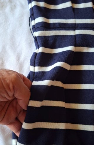 Vestido rayas azul y blanco Comercio Modaland