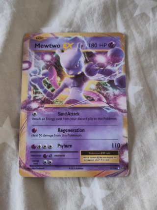 Lote 3 Cartas Pokémon EX Mewtwo Rayquaza Venusaur
