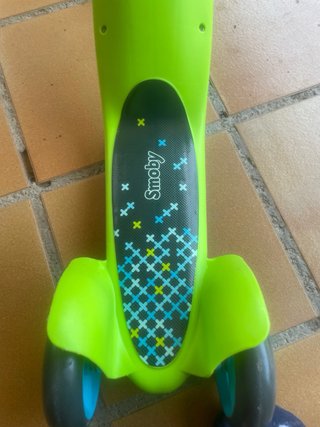 Patinete 3 Ruedas Niño Azul y Verde