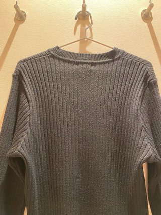 Massimo Dutti Jersey Negro V-Neck