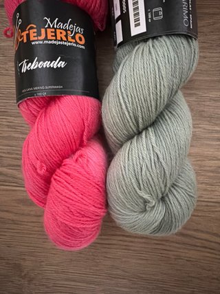 Lote 2 Madejas Tejido Trebonda Merino Superwash