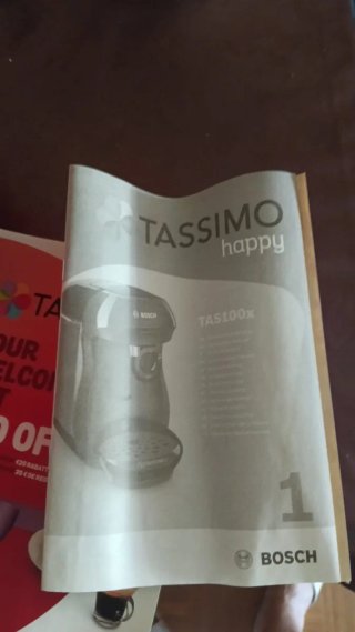Cafetera Bosch Tassimo Happy Roja