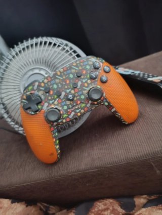 Mando Nintendo Naranja con Diseño