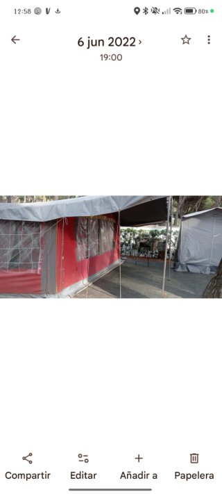 Tienda remolque Cherokee 6 personas negociable