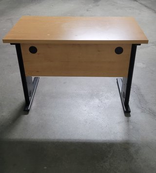 Mesa de estudio/oficina madera y metal