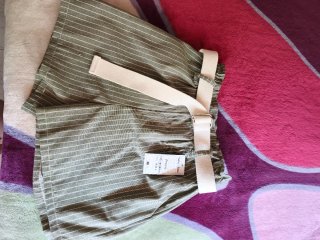Pantalón corto de rayas