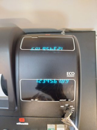 Caja Registradora Olivetti ECR 7700LD