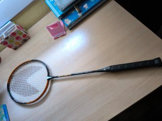 Raqueta de bádminton Meyer con funda