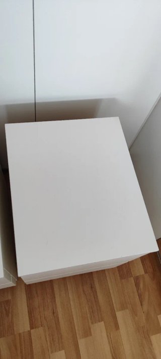 2 Mesitas IKEA MALM Blancas 2 Cajones
