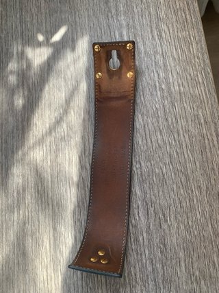 Bracciale Fendi Pelle Nera Oro