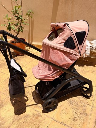 Bugaboo Dragonfly Negro Capota Rosa Seminuevo