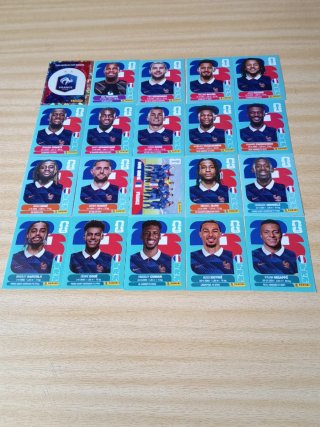 Cromos selección COMPLETA Francia, Mundial 2026