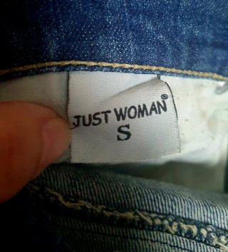 Falda vaquera JUST WOMAN con lentejuelas