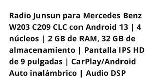 Radio Multimedia Mercedes W203 CLC