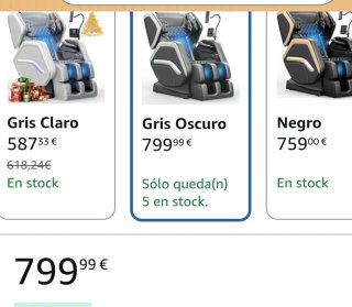Silla de masaje
