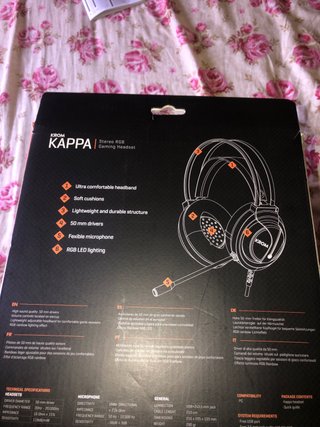 Auriculares Gaming KROM KAPPA RGB(