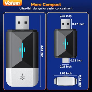 Adaptador Inalámbrico para Carplay y Android Auto