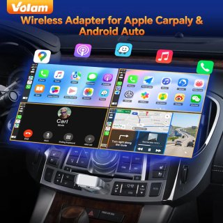Adaptador Inalámbrico para Carplay y Android Auto
