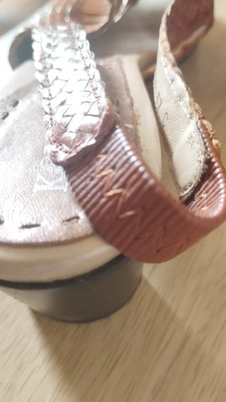 Sandalias de piel trenzada - 1