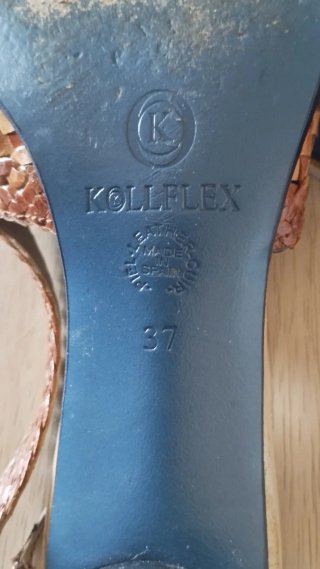 Sandalias de piel trenzada - 1
