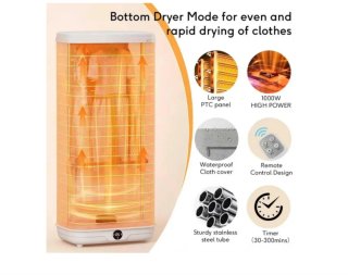 Secadora de Ropa Eléctrica 1000W