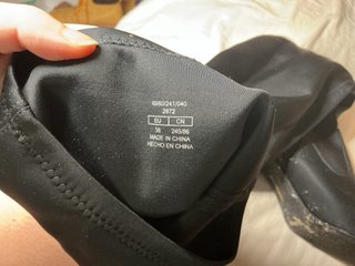 Stivali alti neri con tacco Stradivarius