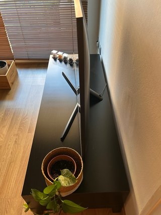 Mueble TV comedor LACK negro