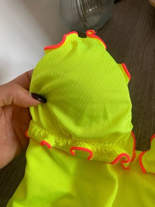Costume intero F**K giallo fluo
