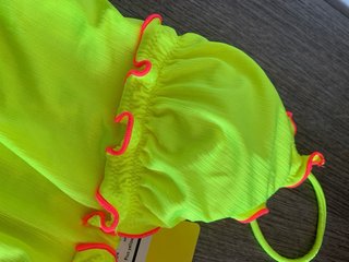 Costume intero F**K giallo fluo