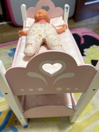 Literas para muñecas con bebés