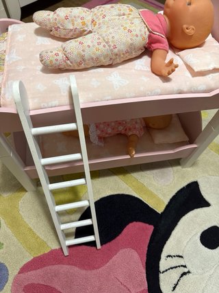 Literas para muñecas con bebés