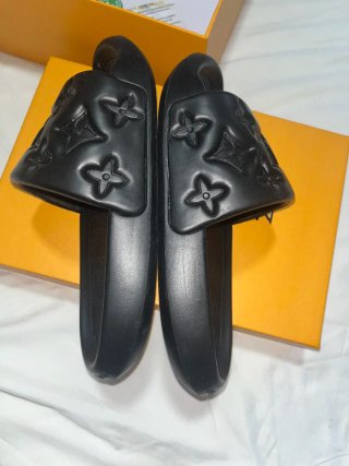 Sandalias Louis Vuitton Monogram Negras