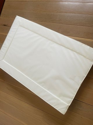 Cojín cambiador bebé blanco