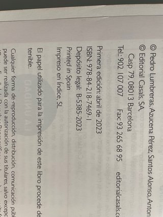 Lengua castellana y literatura 2, Le Bachillerato