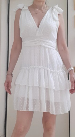 Vestitino mare bianco taglia S