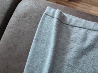 Pantalón de hilo gris