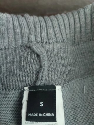 Pantalón de hilo gris