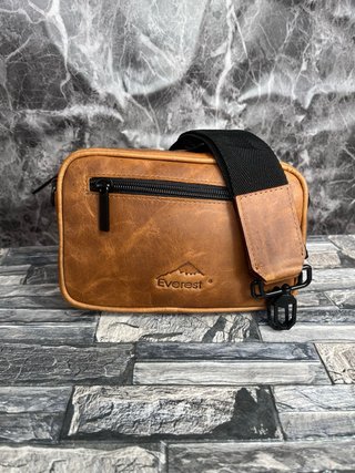 Bolso manos libres de cuero