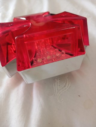 Tulipa trasera cruz custom roja