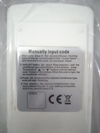 Mando Universal Aire Acondicionado 1000 en 1