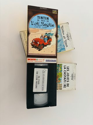 3 VHS Tintín en catalán (SPAR)