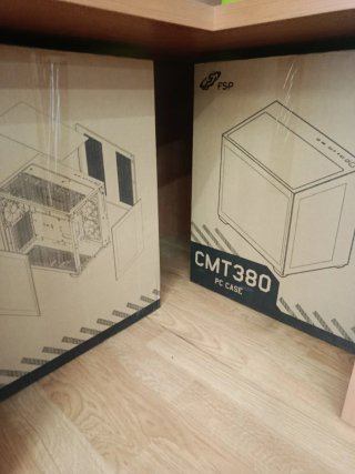 Caja PC FSP CMT380 Blanca Cristal Templado USB-C