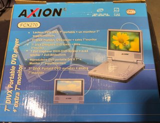 DVD Portátil AXION 2 Pantallas Coche