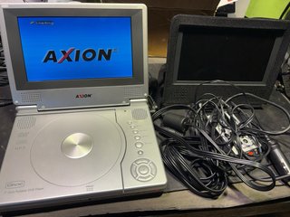 DVD Portátil AXION 2 Pantallas Coche