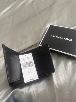 Portafoglio Michael Kors Nero da Uomo
