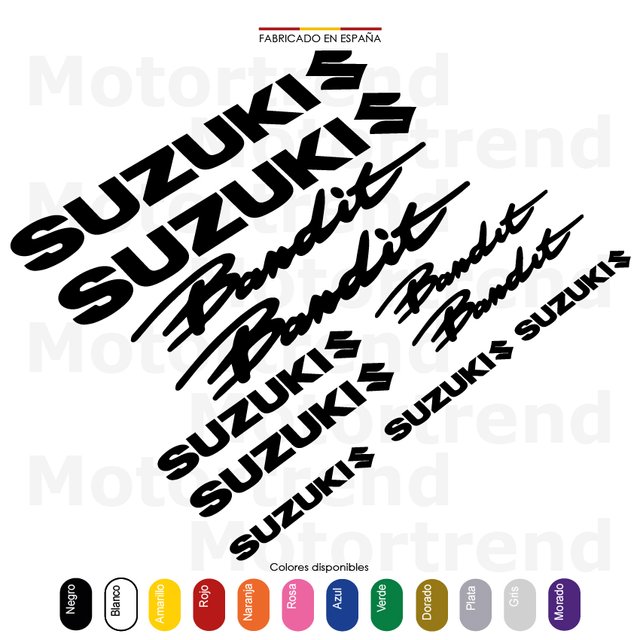 Kit Vinilos Suzuki Bandit