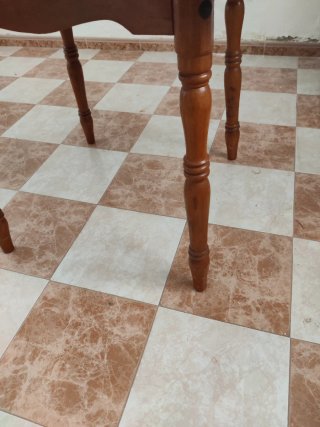 Mesa camilla madera extensible